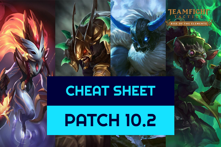 TFT : Cheat sheet des meilleures compos du patch 10.2